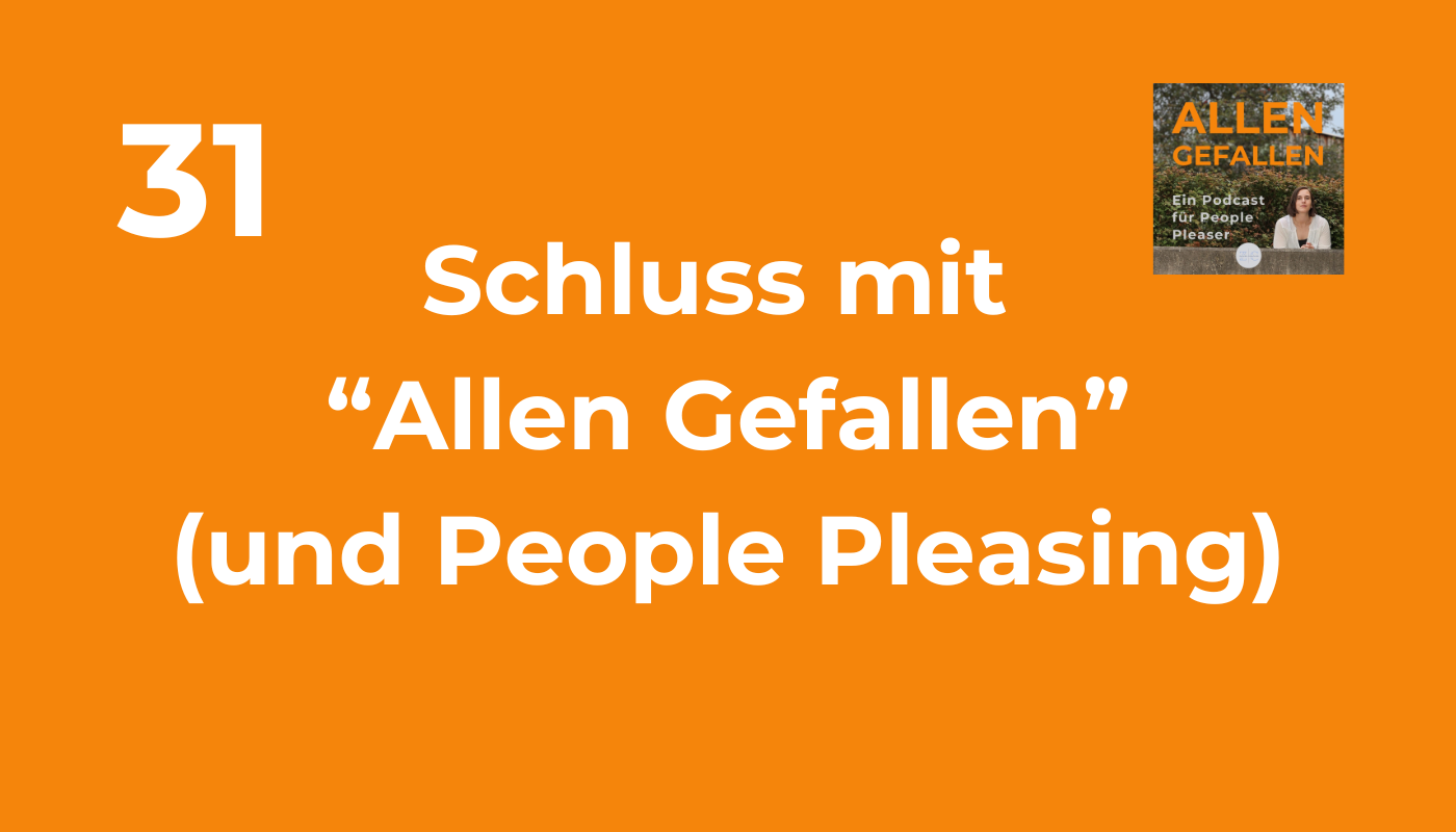 Schluss mit Allen Gefallen!